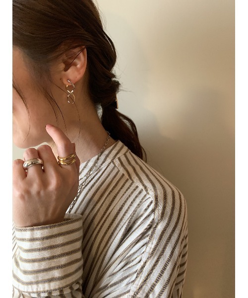 mou（モウ）の「S925 Simple hoop ring（リング・レディース・シルバー・FREE）」の13枚目の写真