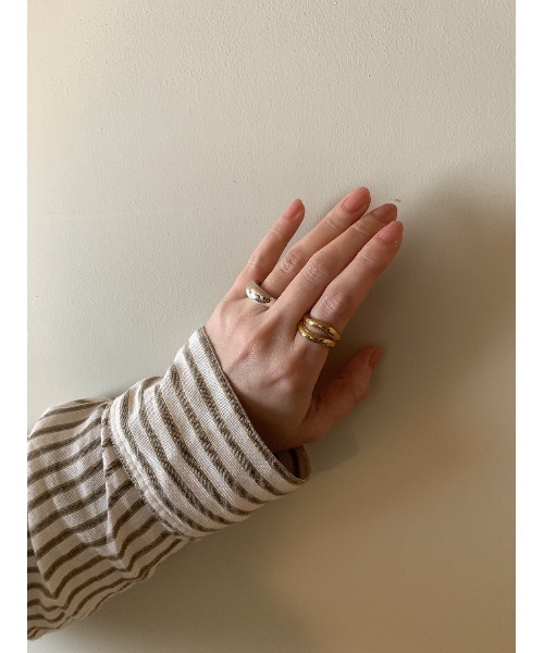 mou（モウ）の「S925 Simple hoop ring（リング・レディース・シルバー・FREE）」の16枚目の写真