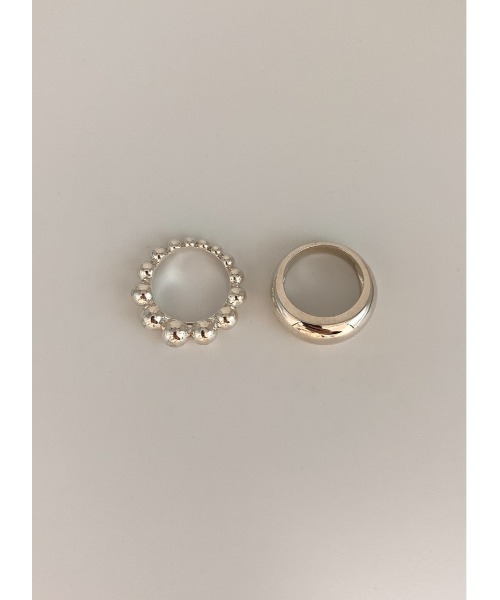 mou（モウ）の「S925 Simple hoop ring（リング・レディース・シルバー・FREE）」の3枚目の写真