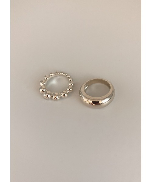 mou（モウ）の「S925 Simple hoop ring（リング・レディース・シルバー・FREE）」の4枚目の写真