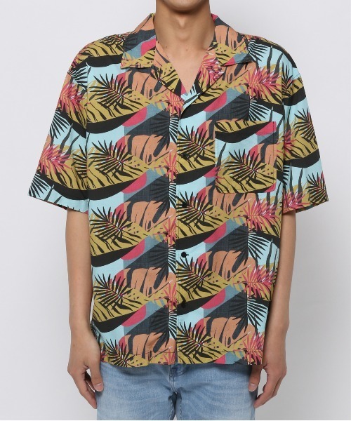 BAYFLOW(ベイフロー)の「【REEF(リーフ)×BAYFLOW】柄S/Sシャツ(シャツ/ブラウス・メンズ・サックスブルー/ブラック/ブラウン・SMALL/MEDIUM/LARGE)」の21枚目の写真