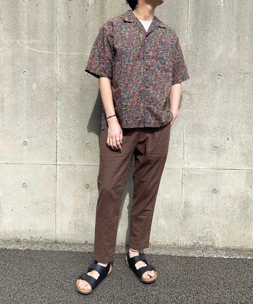 BAYFLOW(ベイフロー)の「【REEF(リーフ)×BAYFLOW】柄S/Sシャツ(シャツ/ブラウス・メンズ・サックスブルー/ブラック/ブラウン・SMALL/MEDIUM/LARGE)」の17枚目の写真