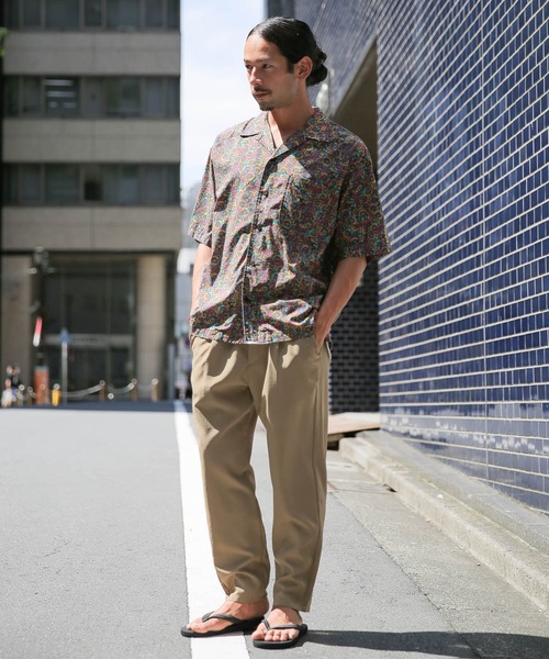 BAYFLOW(ベイフロー)の「【REEF(リーフ)×BAYFLOW】柄S/Sシャツ(シャツ/ブラウス・メンズ・サックスブルー/ブラック/ブラウン・SMALL/MEDIUM/LARGE)」の8枚目の写真