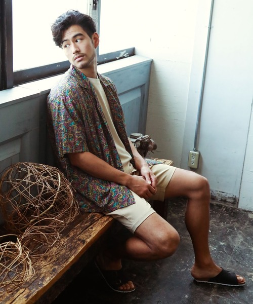 BAYFLOW(ベイフロー)の「【REEF(リーフ)×BAYFLOW】柄S/Sシャツ(シャツ/ブラウス・メンズ・サックスブルー/ブラック/ブラウン・SMALL/MEDIUM/LARGE)」の13枚目の写真