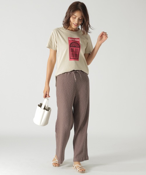 BAYFLOW(ベイフロー)の「カットソーリブパンツ(その他パンツ・レディース・アイボリー/ブラウン/ブラック・SMALL/MEDIUM)」の17枚目の写真