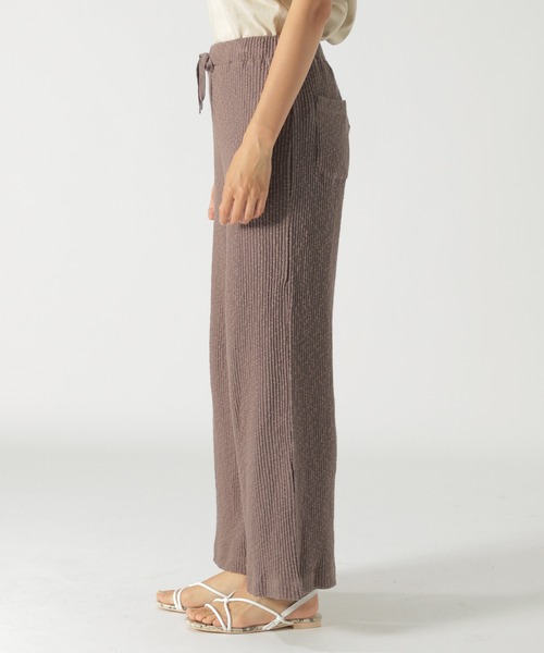 BAYFLOW(ベイフロー)の「カットソーリブパンツ(その他パンツ・レディース・アイボリー/ブラウン/ブラック・SMALL/MEDIUM)」の13枚目の写真