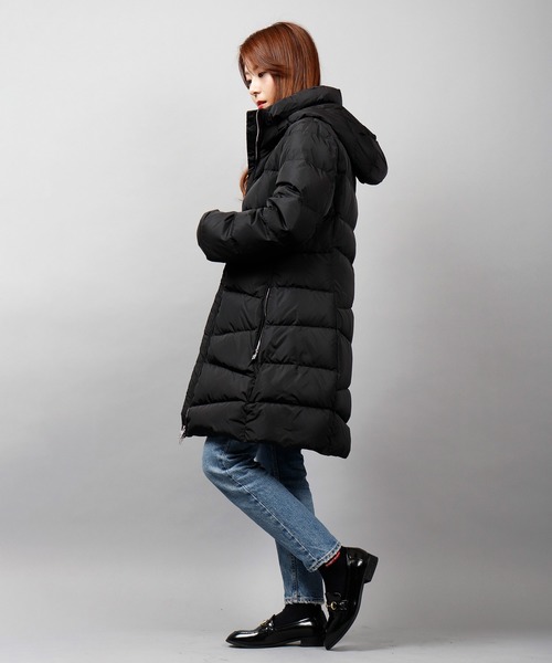 ADD（アド）の「【add】スタンドカラーフーデッドダウンコート（ダウン