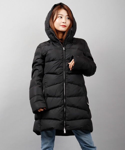 ADD（アド）の「【add】スタンドカラーフーデッドダウンコート（ダウン