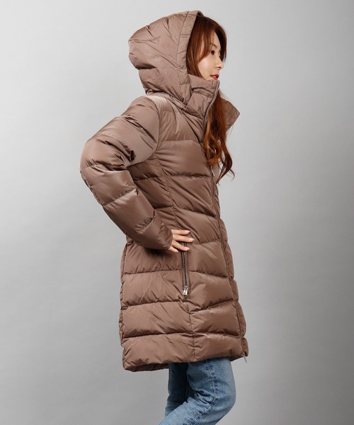 ADD（アド）の「【add】スタンドカラーフーデッドダウンコート（ダウン