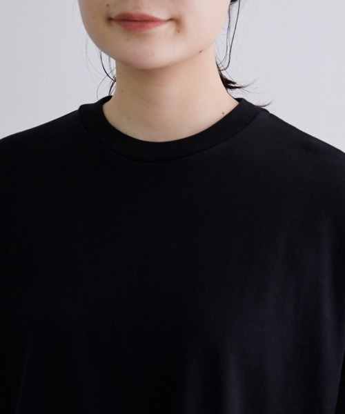 ADAM ET ROPE'（アダムエロペ）の「ポンチョＴシャツ（Tシャツ/カットソー・レディース・ブラック/オフホワイト/ベージュ/パープル・FREE）」の9枚目の写真