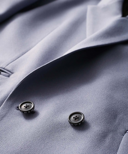 SHAREEF（シャリーフ）の「DOUBLE JK（テーラードジャケット・メンズ・ブラック/バーガンディー/マジェンタ/ダークオレンジ/ブルー系その他・1/3/2）」の10枚目の写真