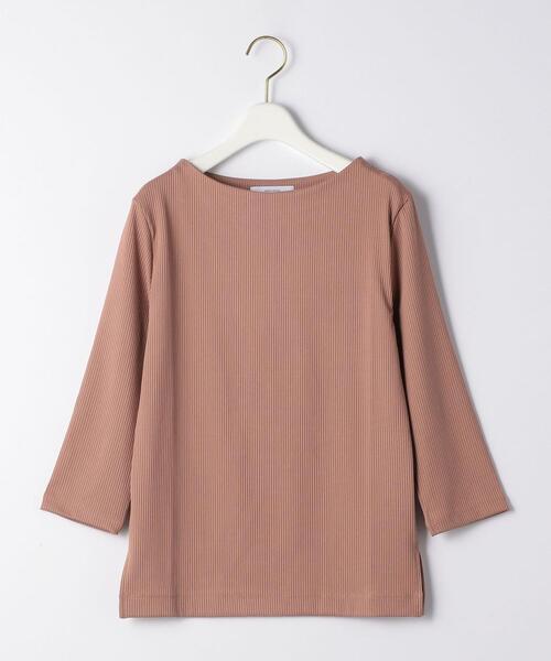 green label relaxing(グリーンレーベルリラクシング)の「FFC リブ スタンド ネック プルオーバー カットソー(Tシャツ/カットソー・レディース・オレンジ系その他/ブラック/ベージュ/ダークブラウン・FREE)」の14枚目の写真