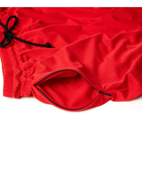 APPLEBUM（アップルバム）の「Logo Basketball Mesh Shorts（その他パンツ・メンズ・ブラック/レッド・MEDIUM/LARGE/X-LARGE/XX-LARGE）」の13枚目の写真
