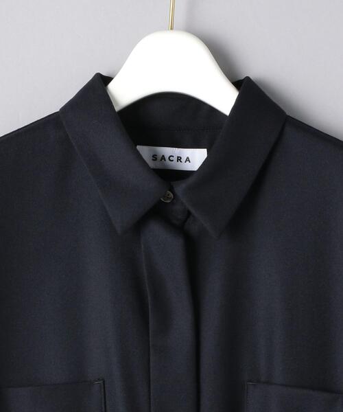 SACRA（サクラ）の「＜SACRA（サクラ）＞シャツワンピース