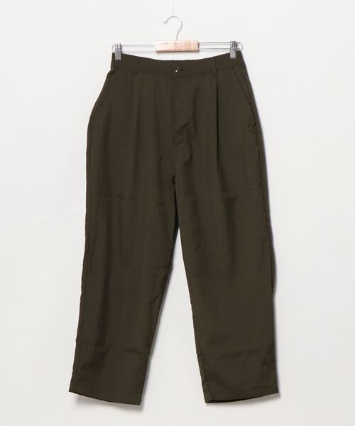 VIBGYOR(ヴィブジョー)の「VIBGYOR Select/ ワイドテーパードパンツ(その他パンツ・メンズ・ブラック/グレイッシュベージュ/カーキ・MEDIUM/LARGE/X-LARGE)」の2枚目の写真