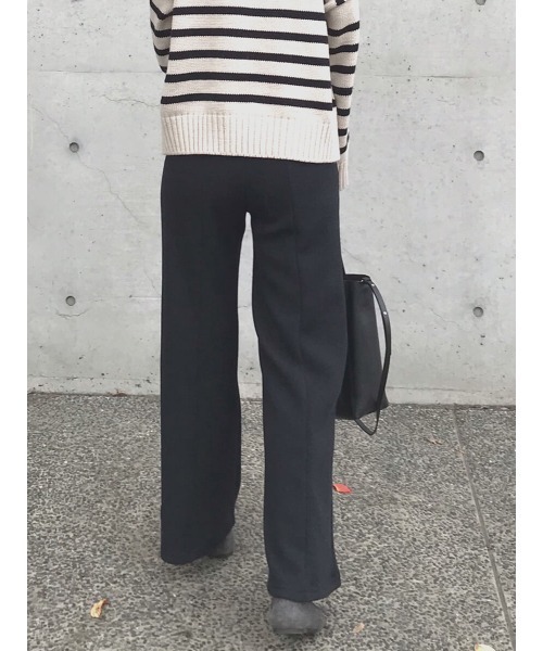 Day and Grade(デイアンドグレイド)の「裏起毛ワイドパンツ(その他パンツ・レディース・グレー/ブラック・S/M)」の4枚目の写真