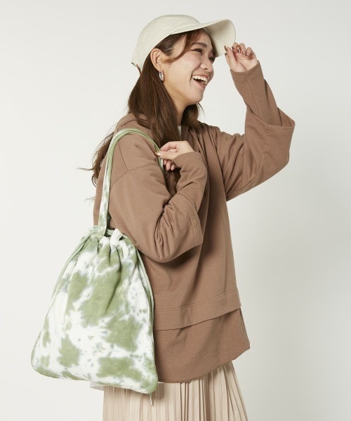 Op オーピー レディースレディース タイダイ染め巾着トートバッグ One Mile Wear ワンマイルウェア トートバッグ Ocean Pacific オーシャンパシフィック のファッション通販 Zozotown