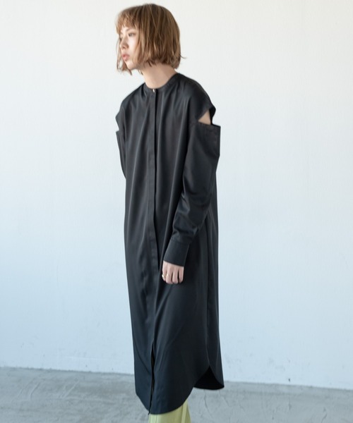 Aunt Marie's（アントマリーズ）の「ショルダーオープンワンピース / AUNT MARIE'S（ワンピース・レディース・ブラック/アイボリー・FREE）」の16枚目の写真