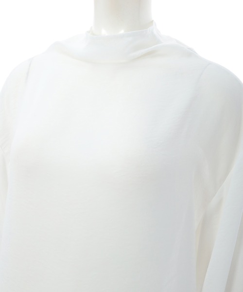 fifth（フィフス）の「バックタイヴィンテージサテンシアーブラウス（シャツ/ブラウス・レディース・ホワイト/ベージュ/ブラック・MEDIUM）」の8枚目の写真