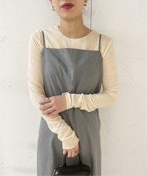 EDIT. FOR LULU | シアー クルーネックプルオーバー(Tシャツ/カットソー)