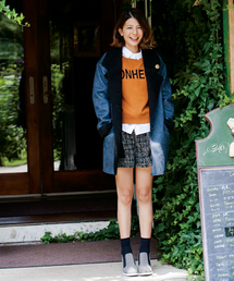 DISCOAT | 【SUZANNE×Discoat】コラボムートンテーラーコート(ムートンコート)