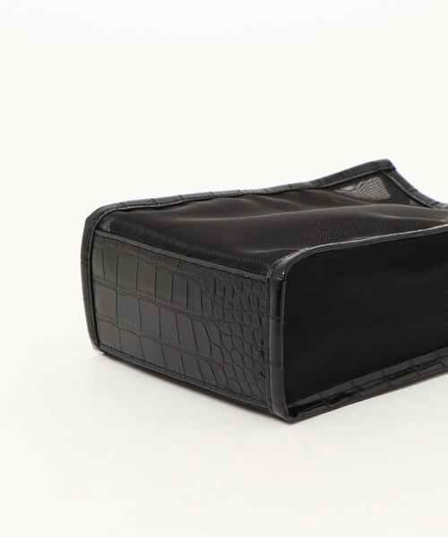 DISCOAT（ディスコート）の「チュールスクエアショルダーバッグ（ショルダーバッグ・レディース・ベージュ/ブラック・FREE）」の18枚目の写真