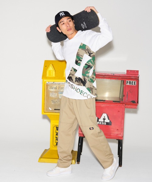 Dickies(ディッキーズ)の「【ムラサキスポーツ別注】Dickies/ディッキーズ ダブルニーシェフパンツ カラーパンツ 14764500(チノパンツ・メンズ・ベージュ/ブラック/ネイビー/グレー/グリーン/アーミー/イエローゴールド/ロイヤルブルー/ケリーグリーン/レッド/ホワイト・S/L/M)」の17枚目の写真