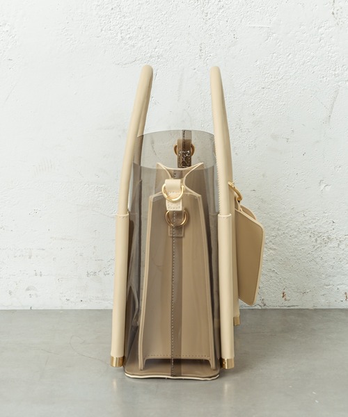 mystic（ミスティック）の「クリア3セットバッグ（ショルダーバッグ・レディース・ベージュ/オリーブ/ピンク・FREE）」の8枚目の写真