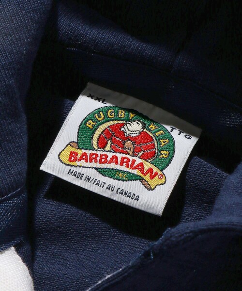 Barbarian（バーバリアン）の「BARBARIAN/バーバリアン RUGBY HOODIE/ラグビー フーディ（パーカー）」 WEAR
