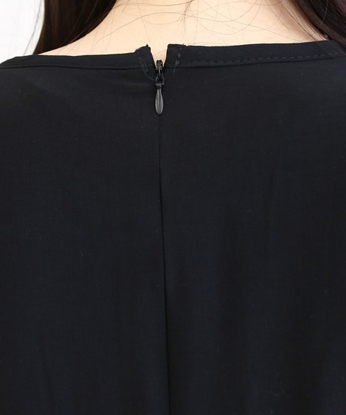 Roomy's（ルーミーズ）の「ウエストシャーリングロングワンピース（ワンピース・レディース・ブラック/ピンク/ベージュ・FREE）」の20枚目の写真