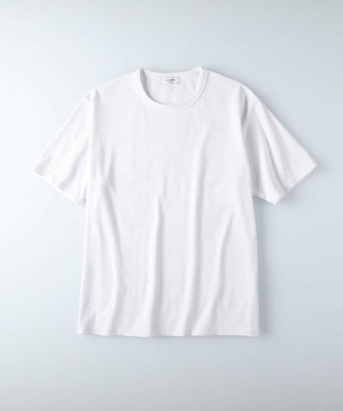 PLUS ONE(プラスワン)の「【PLUS ONE】フライスクルーTシャツ(Tシャツ/カットソー・メンズ・ブラック/グレー/グリーン/ブルー/ベージュ/ホワイト・S/L/XL/M)」の10枚目の写真