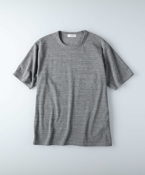 PLUS ONE(プラスワン)の「【PLUS ONE】フライスクルーTシャツ(Tシャツ/カットソー・メンズ・ブラック/グレー/グリーン/ブルー/ベージュ/ホワイト・S/L/XL/M)」の12枚目の写真