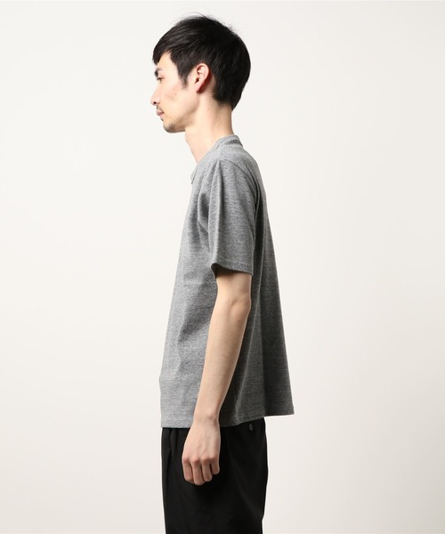 PLUS ONE(プラスワン)の「【PLUS ONE】フライスクルーTシャツ(Tシャツ/カットソー・メンズ・ブラック/グレー/グリーン/ブルー/ベージュ/ホワイト・S/L/XL/M)」の17枚目の写真