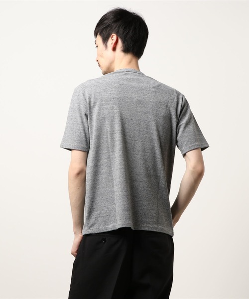 PLUS ONE(プラスワン)の「【PLUS ONE】フライスクルーTシャツ(Tシャツ/カットソー・メンズ・ブラック/グレー/グリーン/ブルー/ベージュ/ホワイト・S/L/XL/M)」の18枚目の写真