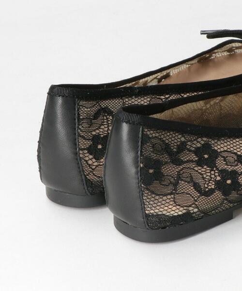 MOHI（モヒ）の「＜MOHI＞●LACE ラウンド バレエシューズ（バレエシューズ・レディース・ブラック/ホワイト・37/38/36）」の6枚目の写真