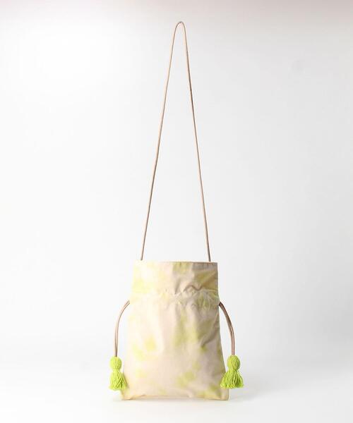 Lilas Campbell（リラキャンベル）の「＜Lilas cambell＞タイダイ ミニキンチャク ショルダーバッグ（ショルダーバッグ・レディース・ライトブルー/イエロー・FREE）」の9枚目の写真