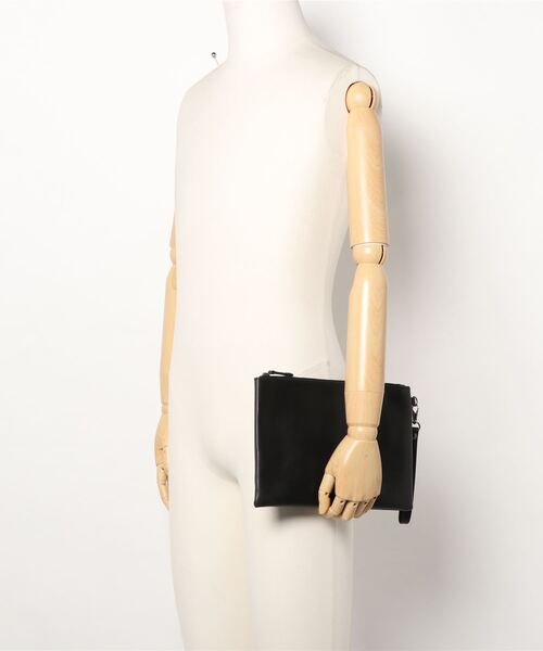 BICASH(ビカーシ)の「BICASH ビカーシ / レザースモールクラッチバッグ / B855(クラッチバッグ・メンズ・ブラック/ダークブラウン/ブラウン・FREE)」の4枚目の写真