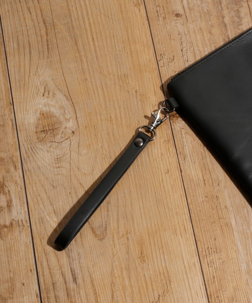 BICASH(ビカーシ)の「BICASH ビカーシ / レザースモールクラッチバッグ / B855(クラッチバッグ・メンズ・ブラック/ダークブラウン/ブラウン・FREE)」の5枚目の写真