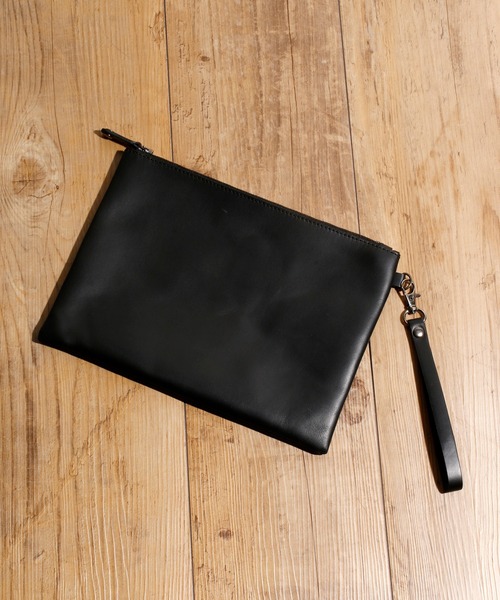 BICASH(ビカーシ)の「BICASH ビカーシ / レザースモールクラッチバッグ / B855(クラッチバッグ・メンズ・ブラック/ダークブラウン/ブラウン・FREE)」の7枚目の写真