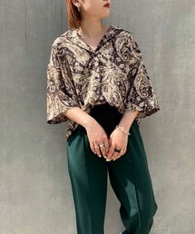 【PAGEBOYLIM】ペイズリーシャツ