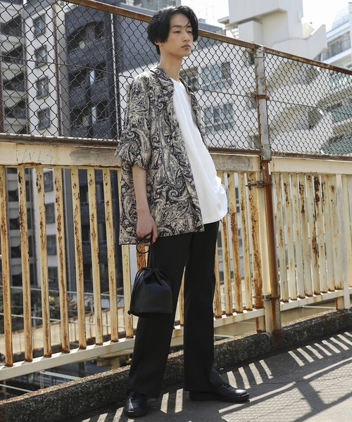 PBLIM（ページボーイリム）の「【PAGEBOYLIM】ペイズリーシャツ（シャツ/ブラウス・レディース・ダークブラウン/ネイビー・MEDIUM/LARGE）」の9枚目の写真