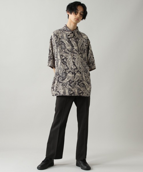 PBLIM（ページボーイリム）の「【PAGEBOYLIM】ペイズリーシャツ（シャツ/ブラウス・レディース・ダークブラウン/ネイビー・MEDIUM/LARGE）」の7枚目の写真
