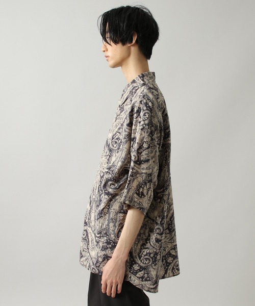 PBLIM（ページボーイリム）の「【PAGEBOYLIM】ペイズリーシャツ（シャツ/ブラウス・レディース・ダークブラウン/ネイビー・MEDIUM/LARGE）」の10枚目の写真