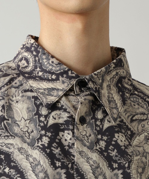 PBLIM（ページボーイリム）の「【PAGEBOYLIM】ペイズリーシャツ（シャツ/ブラウス・レディース・ダークブラウン/ネイビー・MEDIUM/LARGE）」の14枚目の写真