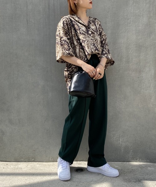 PBLIM（ページボーイリム）の「【PAGEBOYLIM】ペイズリーシャツ（シャツ/ブラウス・レディース・ダークブラウン/ネイビー・MEDIUM/LARGE）」の20枚目の写真