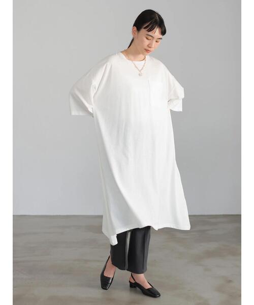 AMERICAN HOLIC（アメリカンホリック）の「ポケット付きカットフレアワンピース（ワンピース・レディース・ブラック/ライトイエロー/オフホワイト/カーキ・MEDIUM/LARGE）」の20枚目の写真