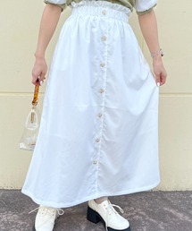 WEGO | WEGO/前ボタンロングスカート(スカート)
