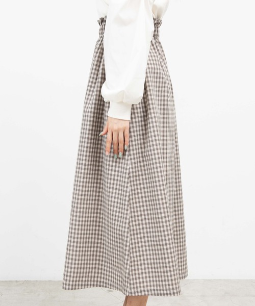 WEGO（ウィゴー）の「WEGO/前ボタンロングスカート（スカート・レディース・オフホワイト/ベージュ系その他・FREE）」の9枚目の写真