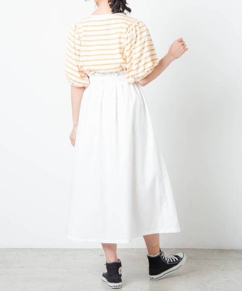 WEGO（ウィゴー）の「WEGO/前ボタンロングスカート（スカート・レディース・オフホワイト/ベージュ系その他・FREE）」の10枚目の写真