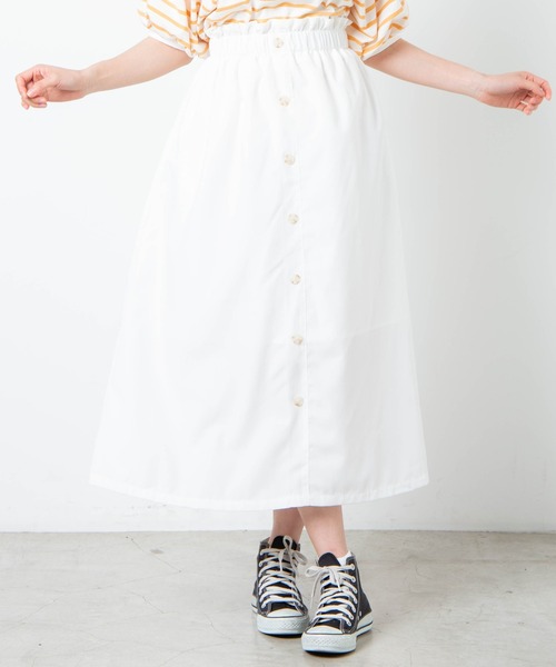 WEGO（ウィゴー）の「WEGO/前ボタンロングスカート（スカート・レディース・オフホワイト/ベージュ系その他・FREE）」の16枚目の写真